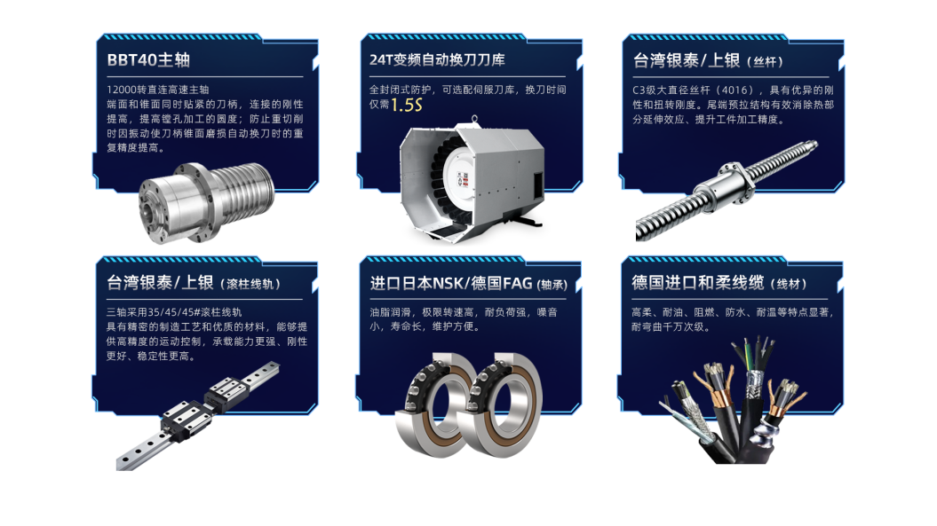 台群精机T-V856S加工中心优势？